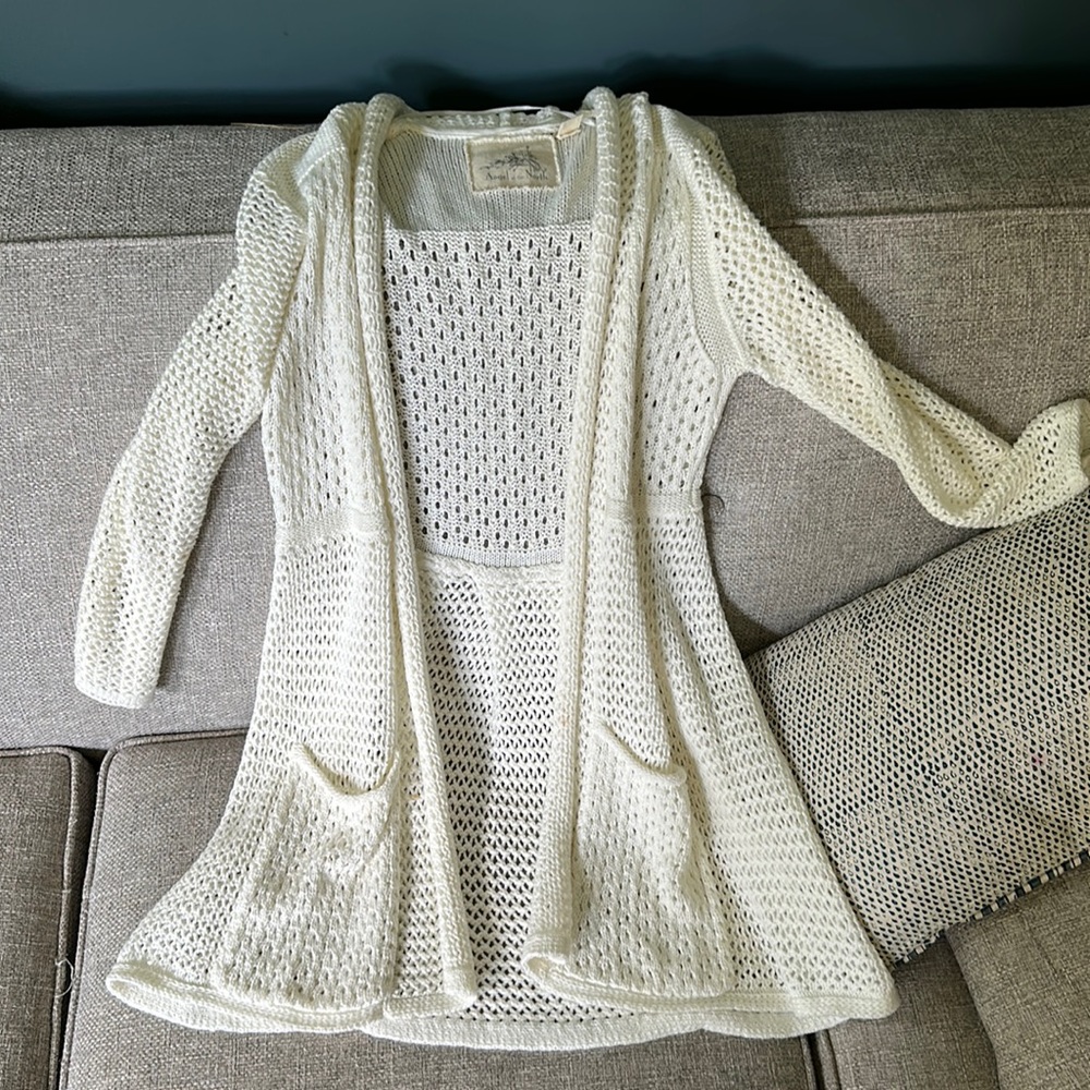 Angel of the North Anthropology cardigan